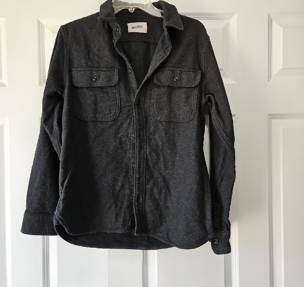Everlane Charcoal Button-Up Shirt